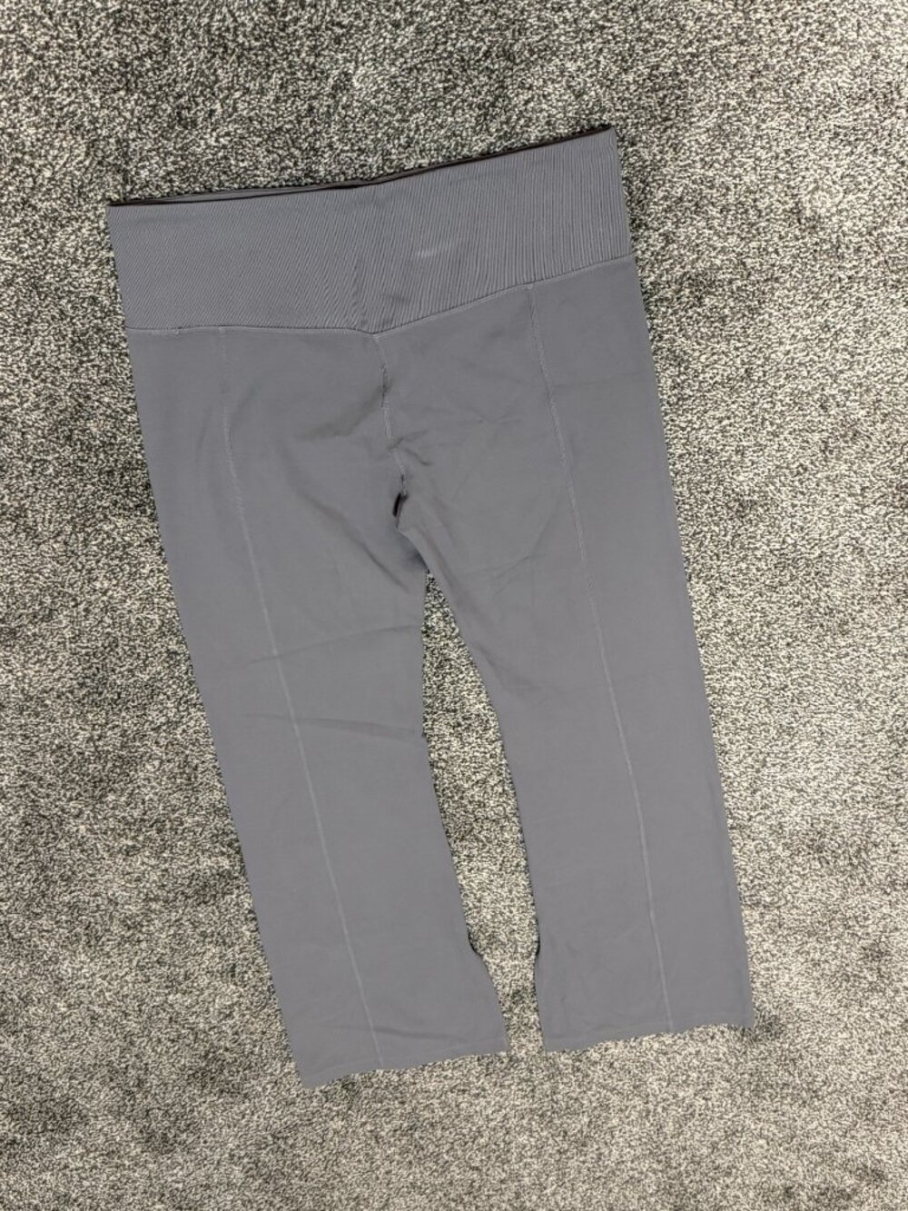 Athleta Flare Split Hem Yoga Pants, Women's Size XL, Gray